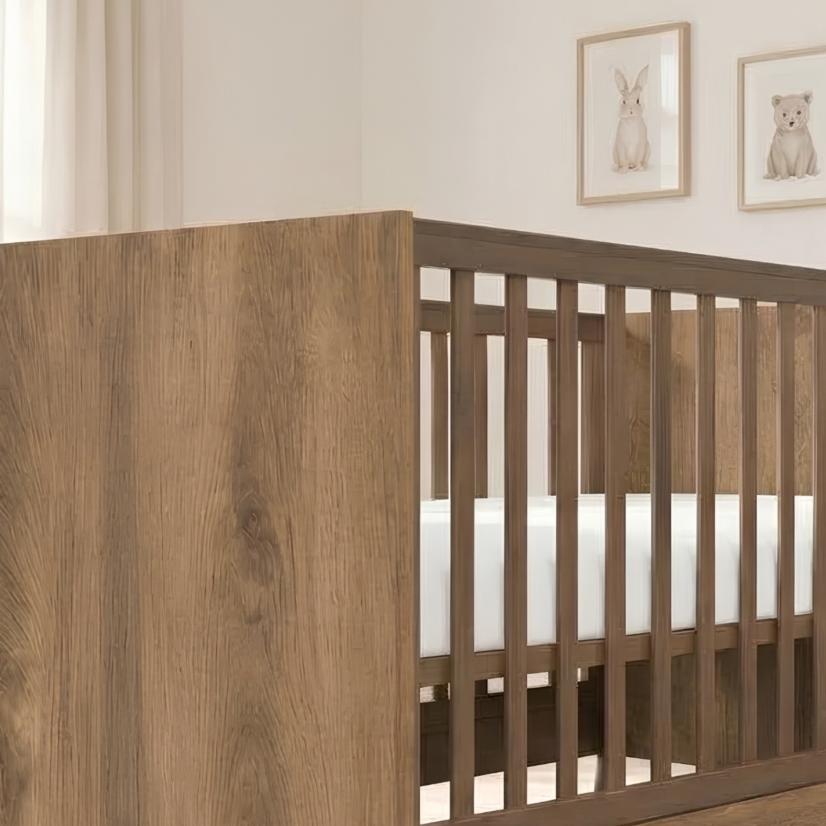 Κρεβάτι Βρεφικό Elia Walnut
