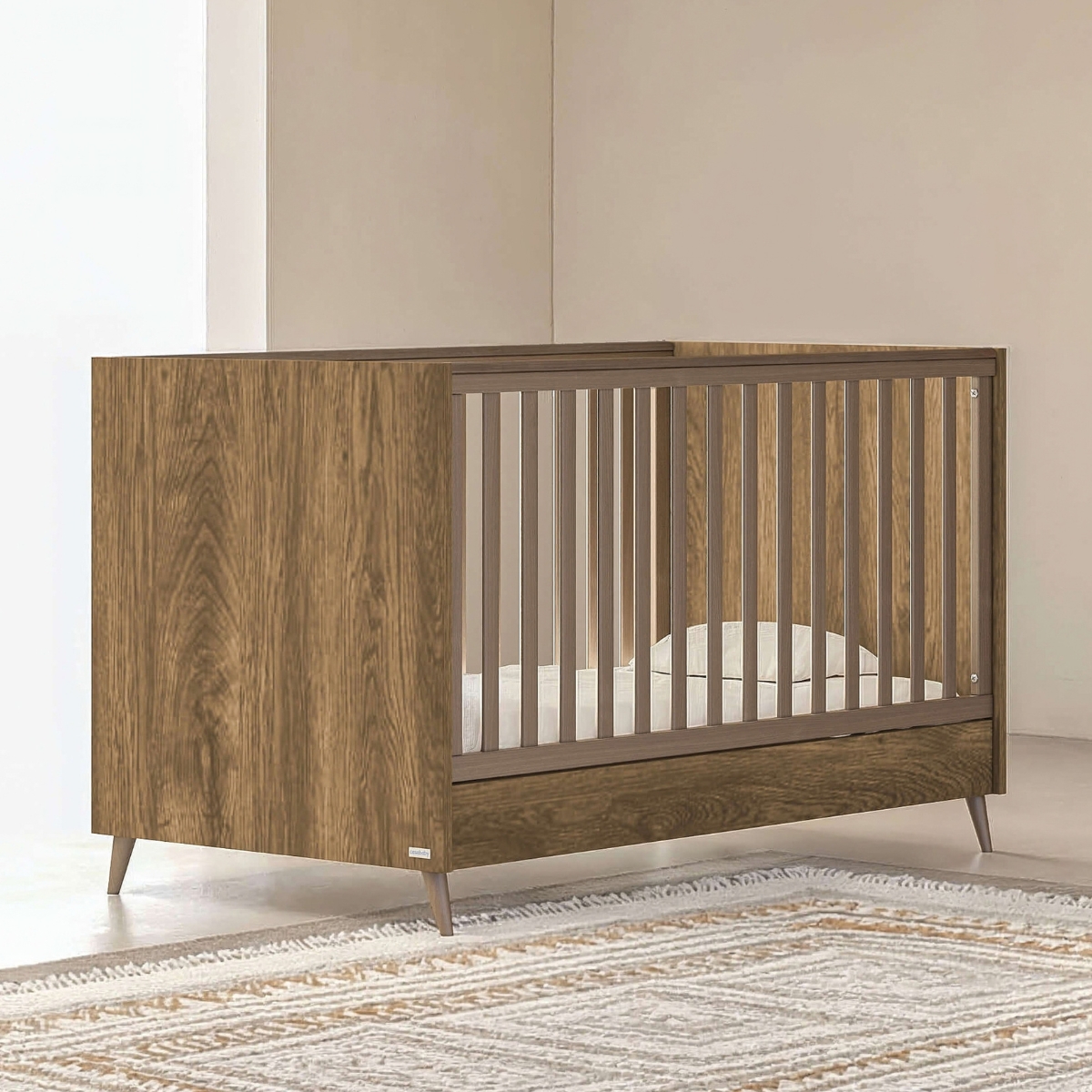 Κρεβάτι Βρεφικό Elia Walnut