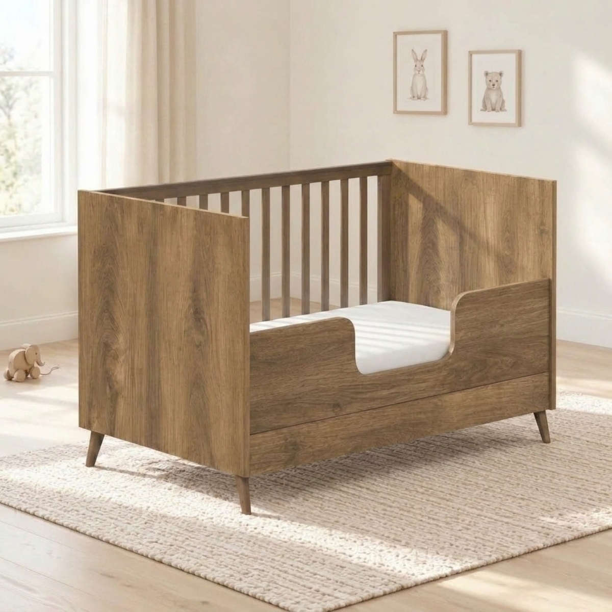 Κρεβάτι Βρεφικό Elia Walnut